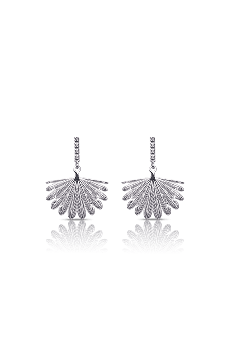 Rocksteady Fan Tail Midi Earrings | Boh Runga Jewellery
