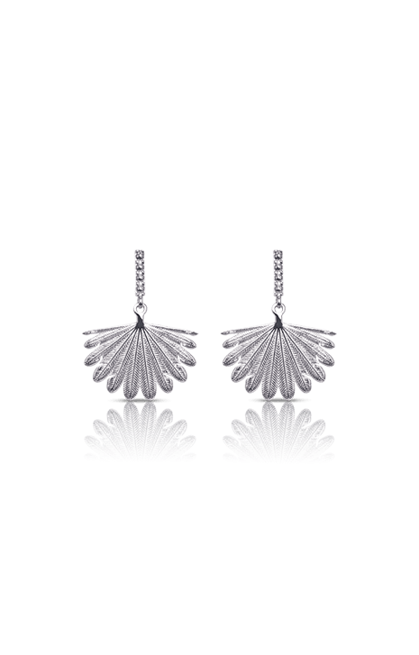 Fan Tail Midi Earrings