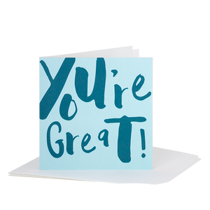 'You're Great' Gift Card