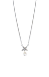 Feather Kisses Pearl Pendant