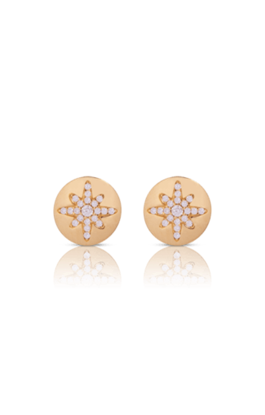 Starburst Button Stud