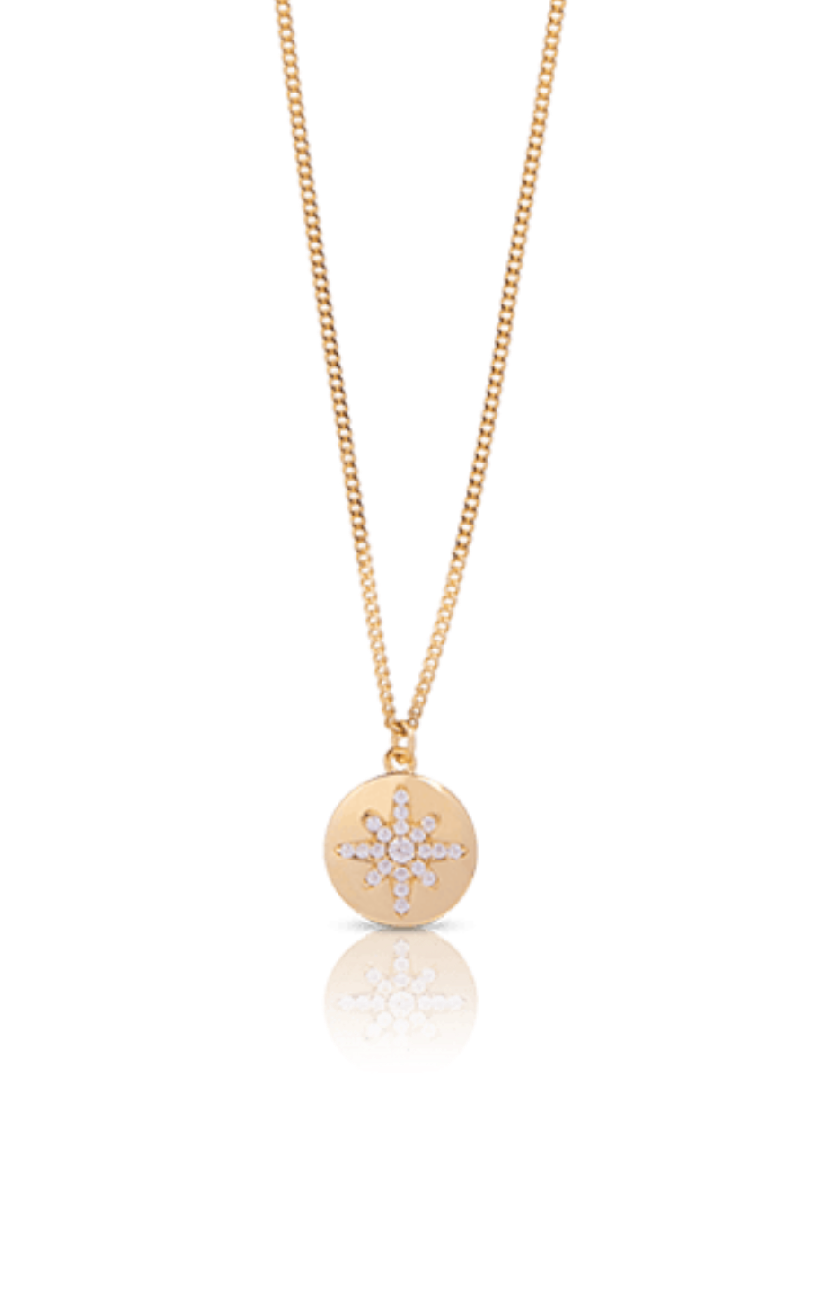 Starburst Button Pendant