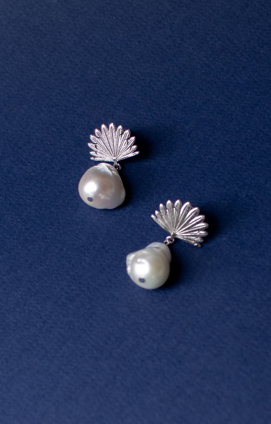 Pearl Piwakawaka Drop Earring