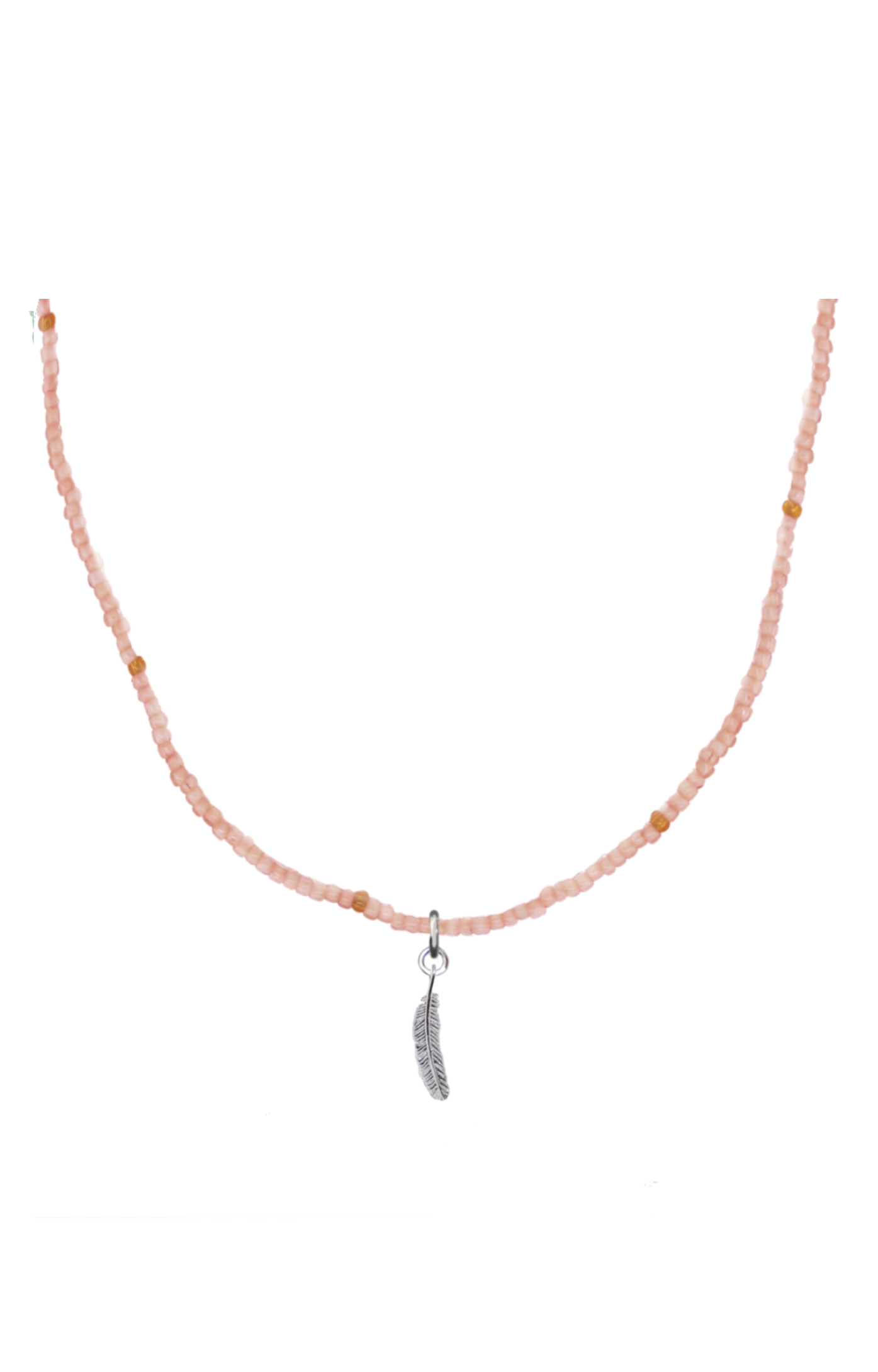 Miromiro Feather Beadiful Necklace