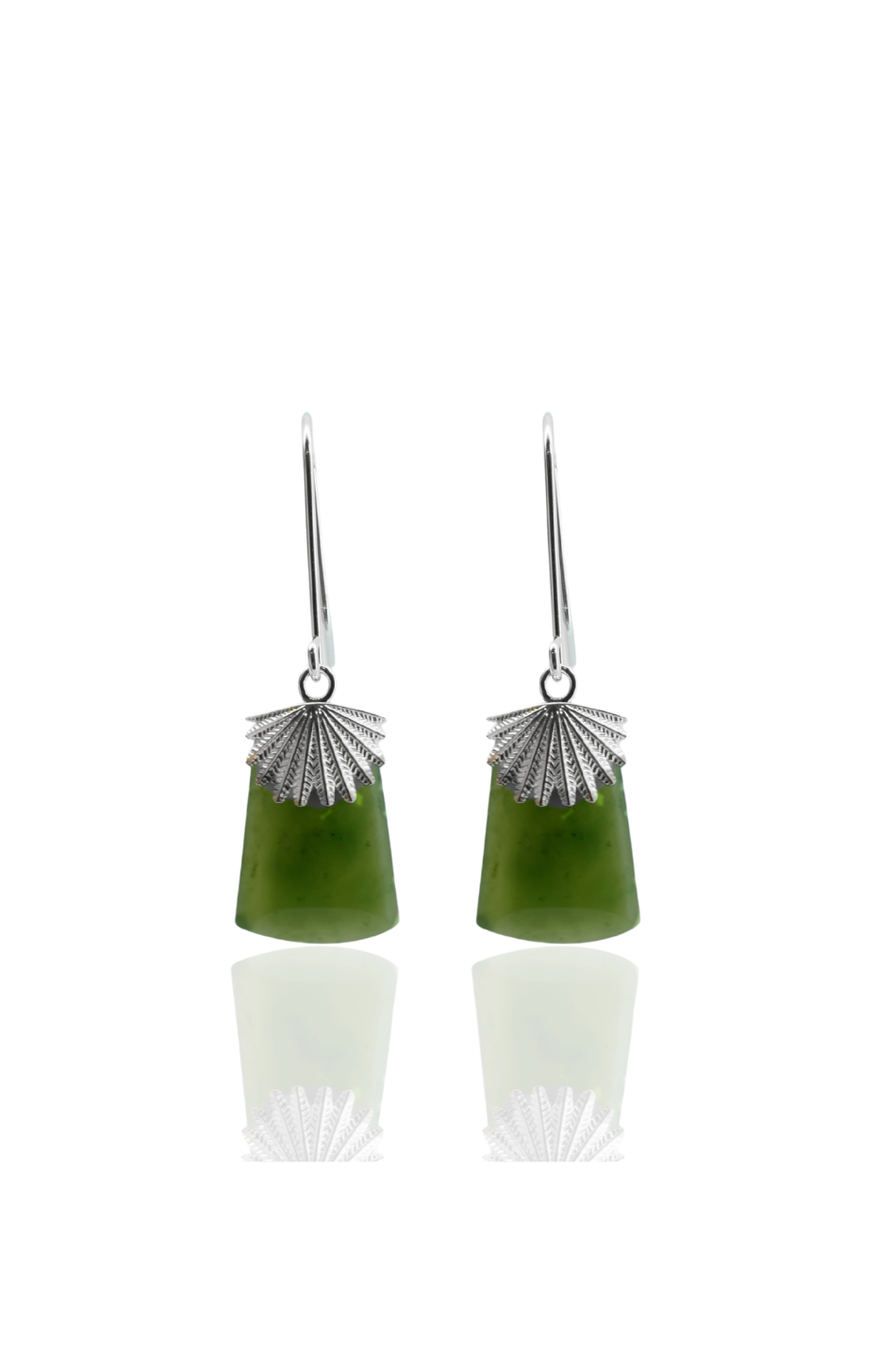 Feather Capped Toki Earrings