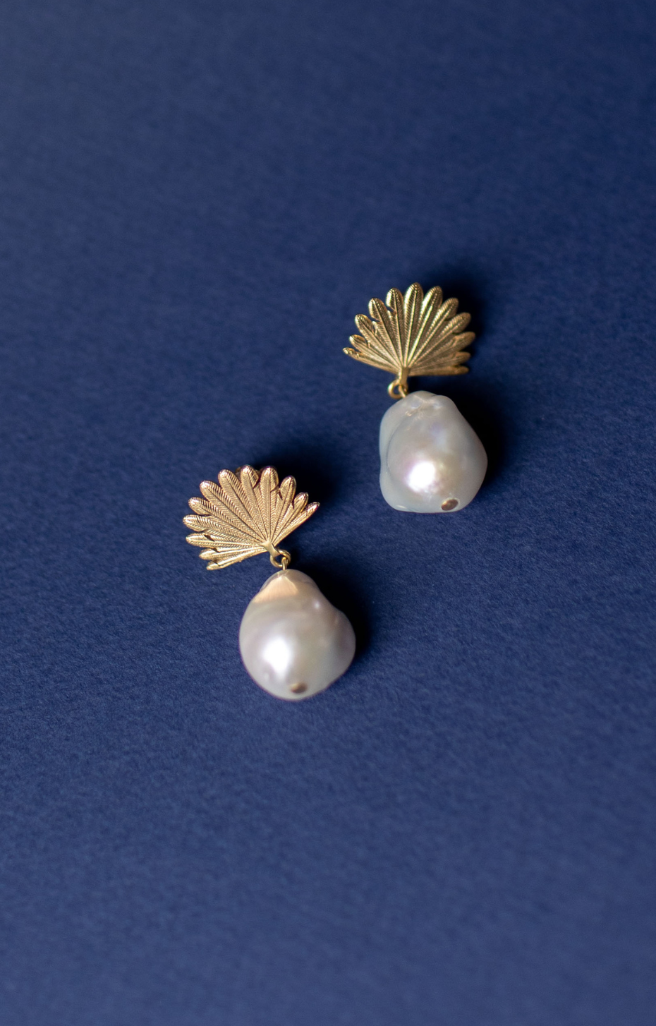 Pearl Piwakawaka Drop Earring