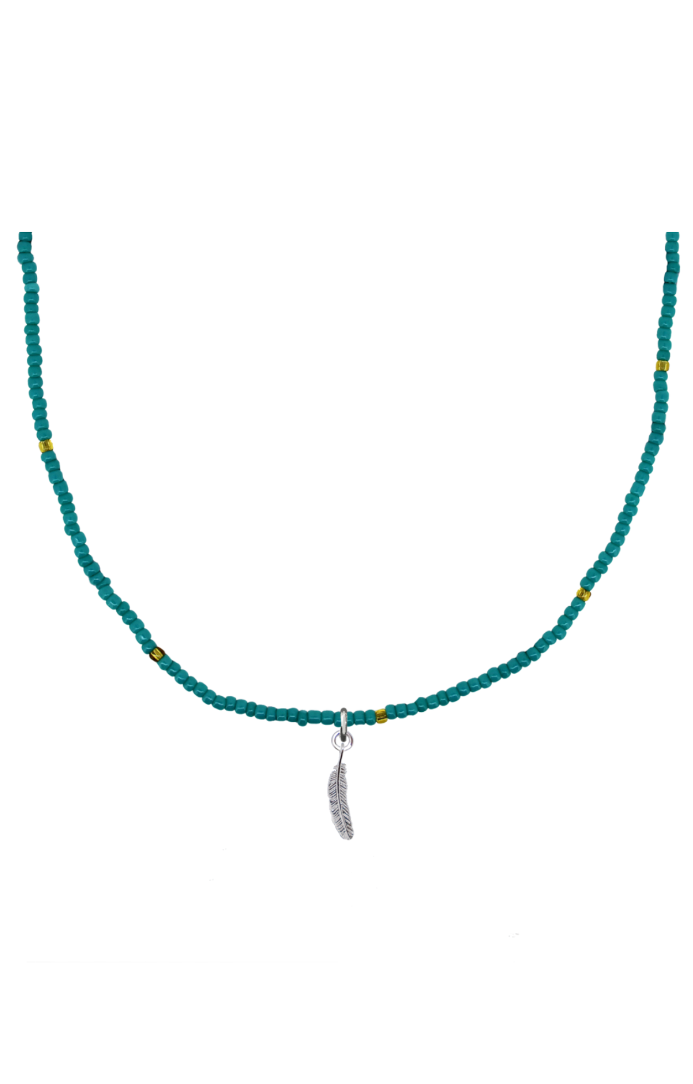 Miromiro Feather Beadiful Necklace