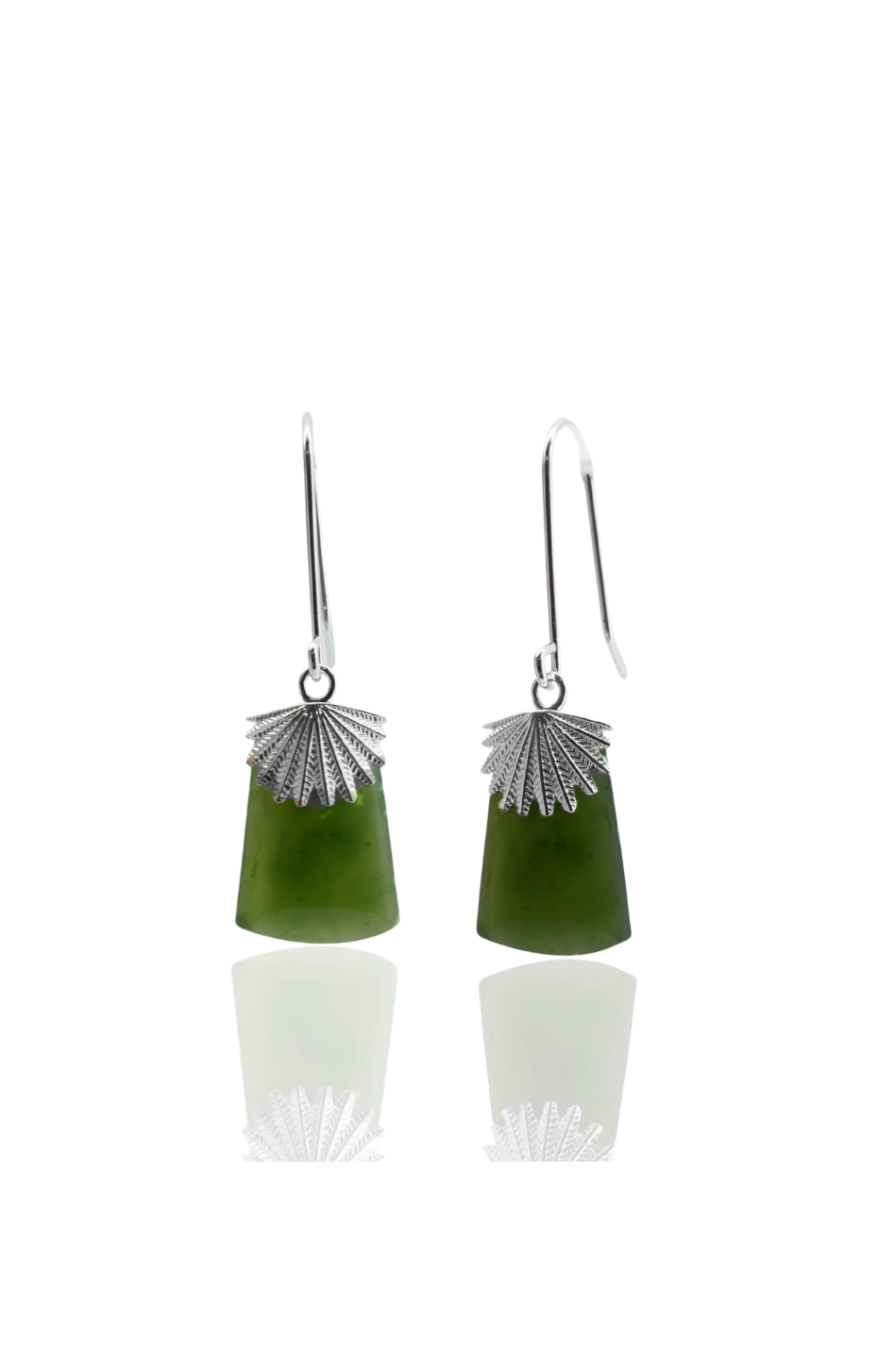 Feather Capped Toki Earrings