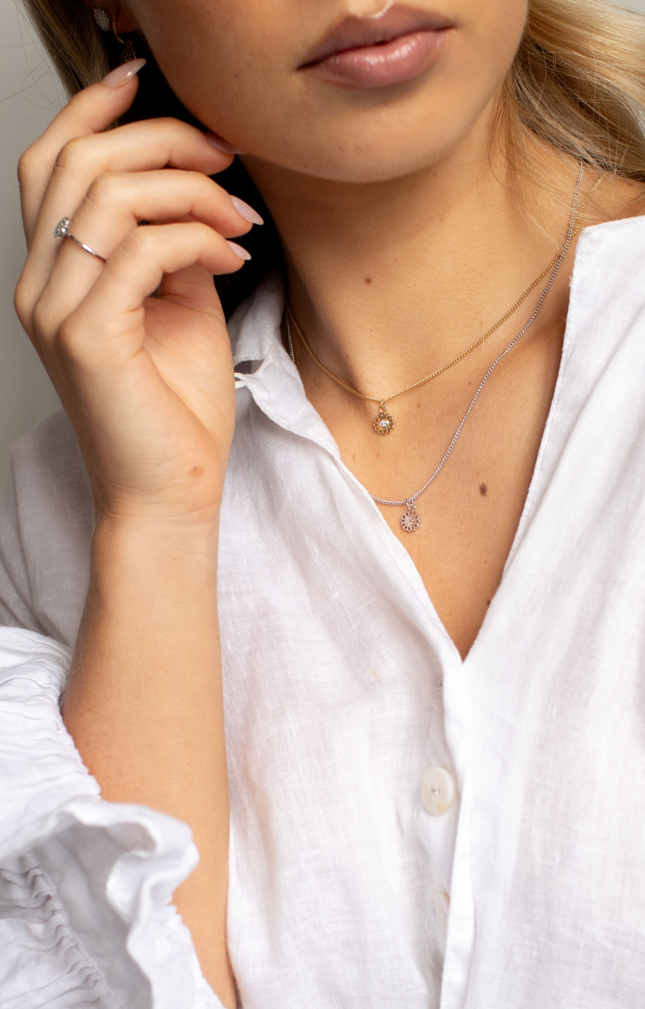 Lotus Diamond Pendant