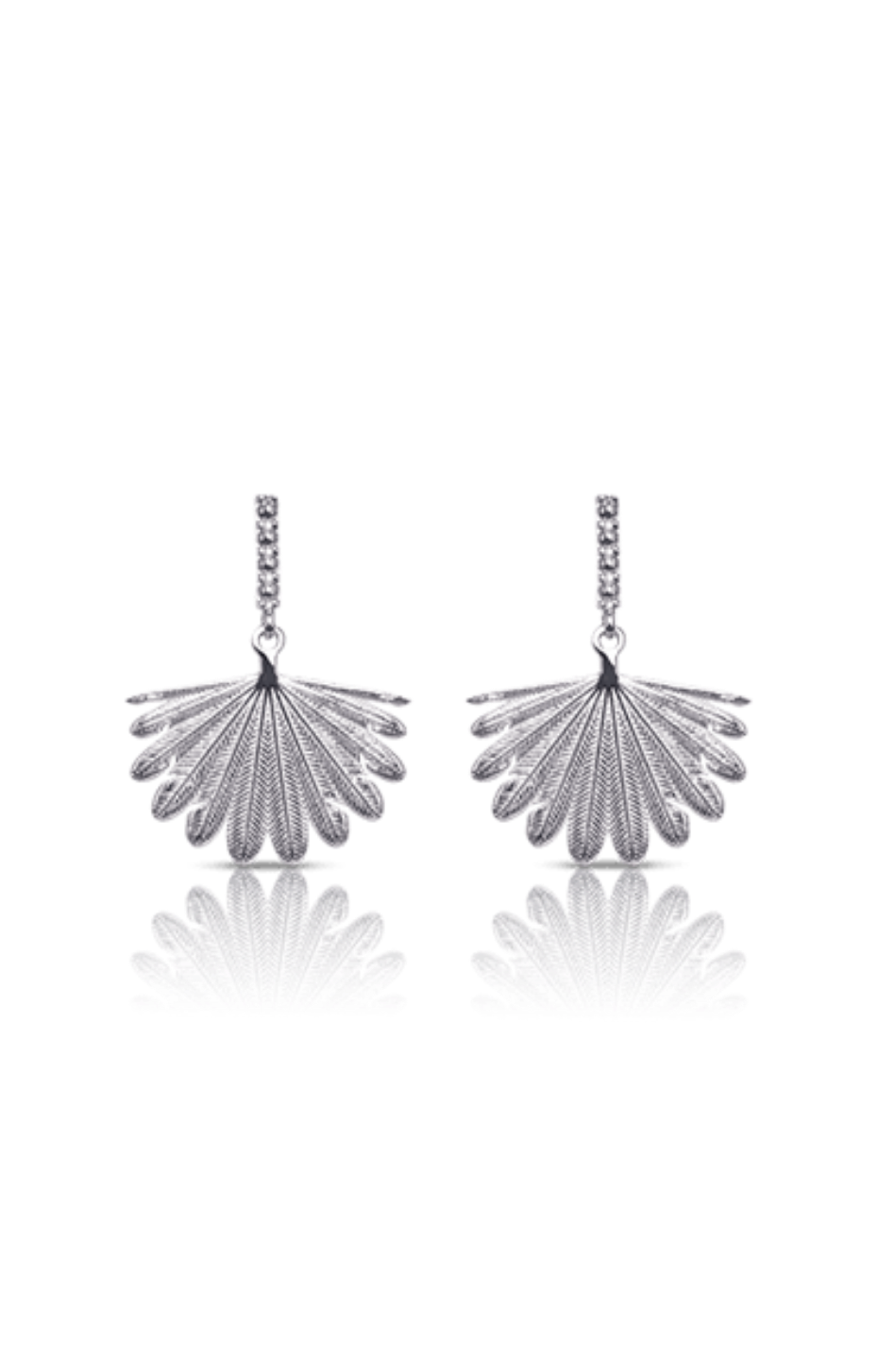 Fan Tail Midi Earrings
