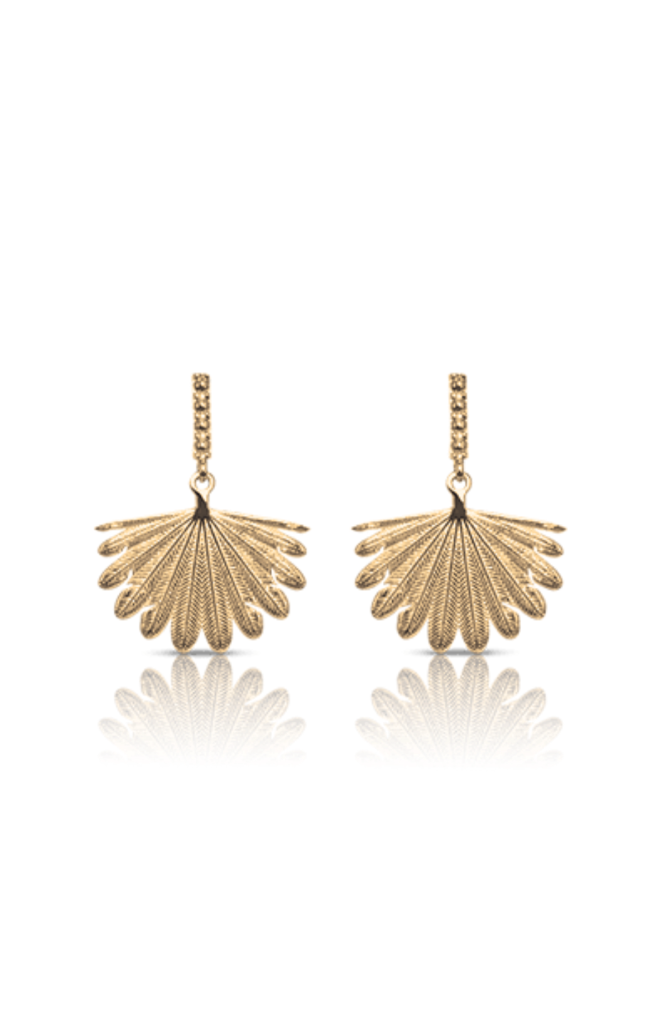 Fan Tail Midi Earrings