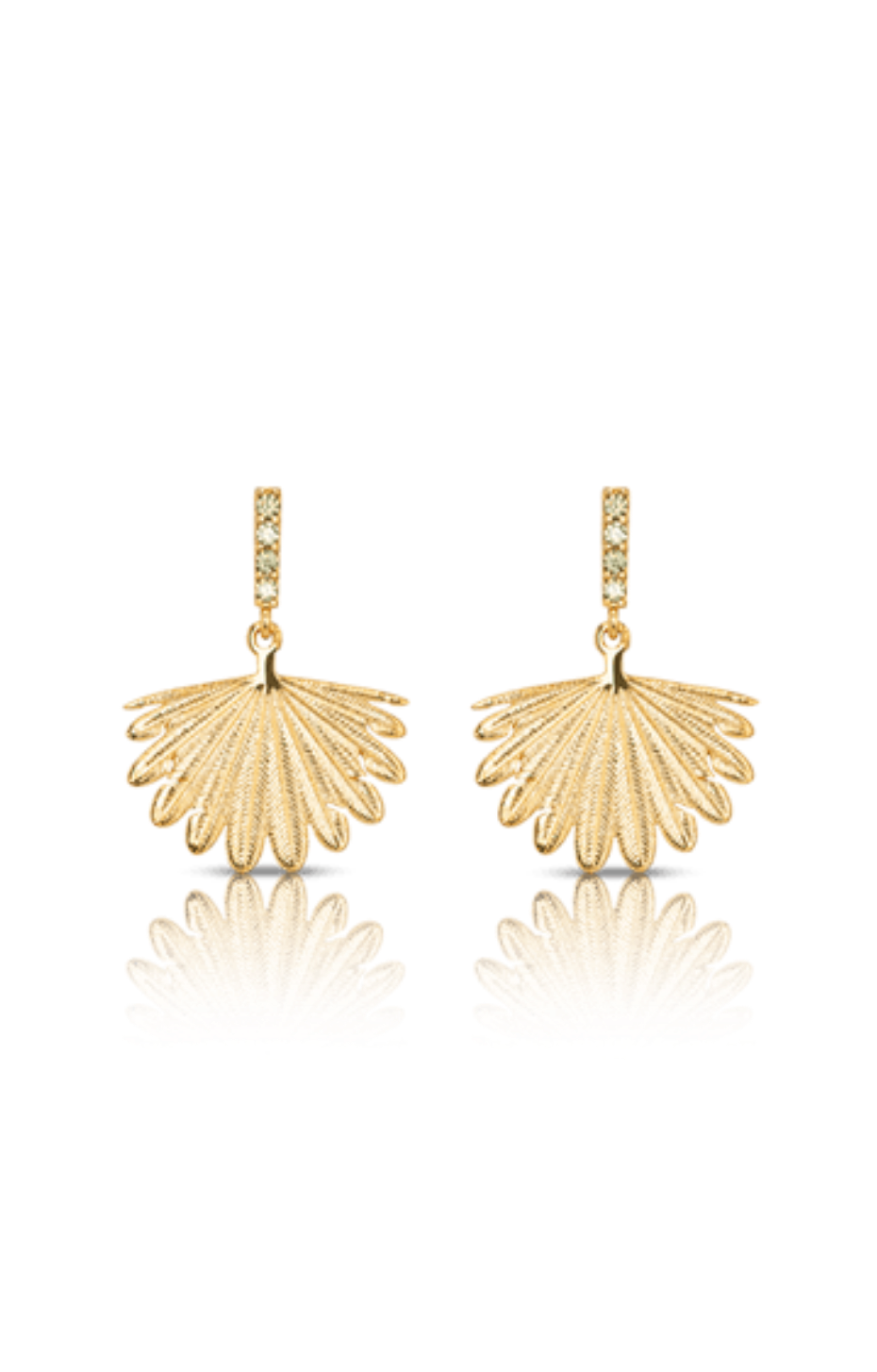 Rocked Fan Tail Midi Earrings