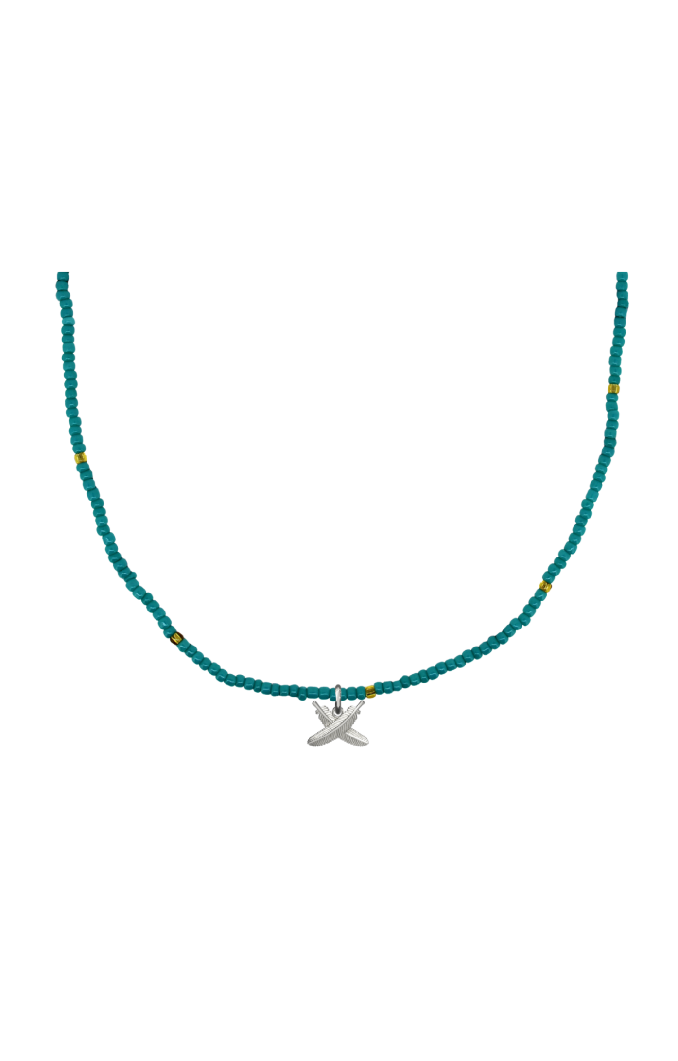 Feather Kisses Beadiful Necklace