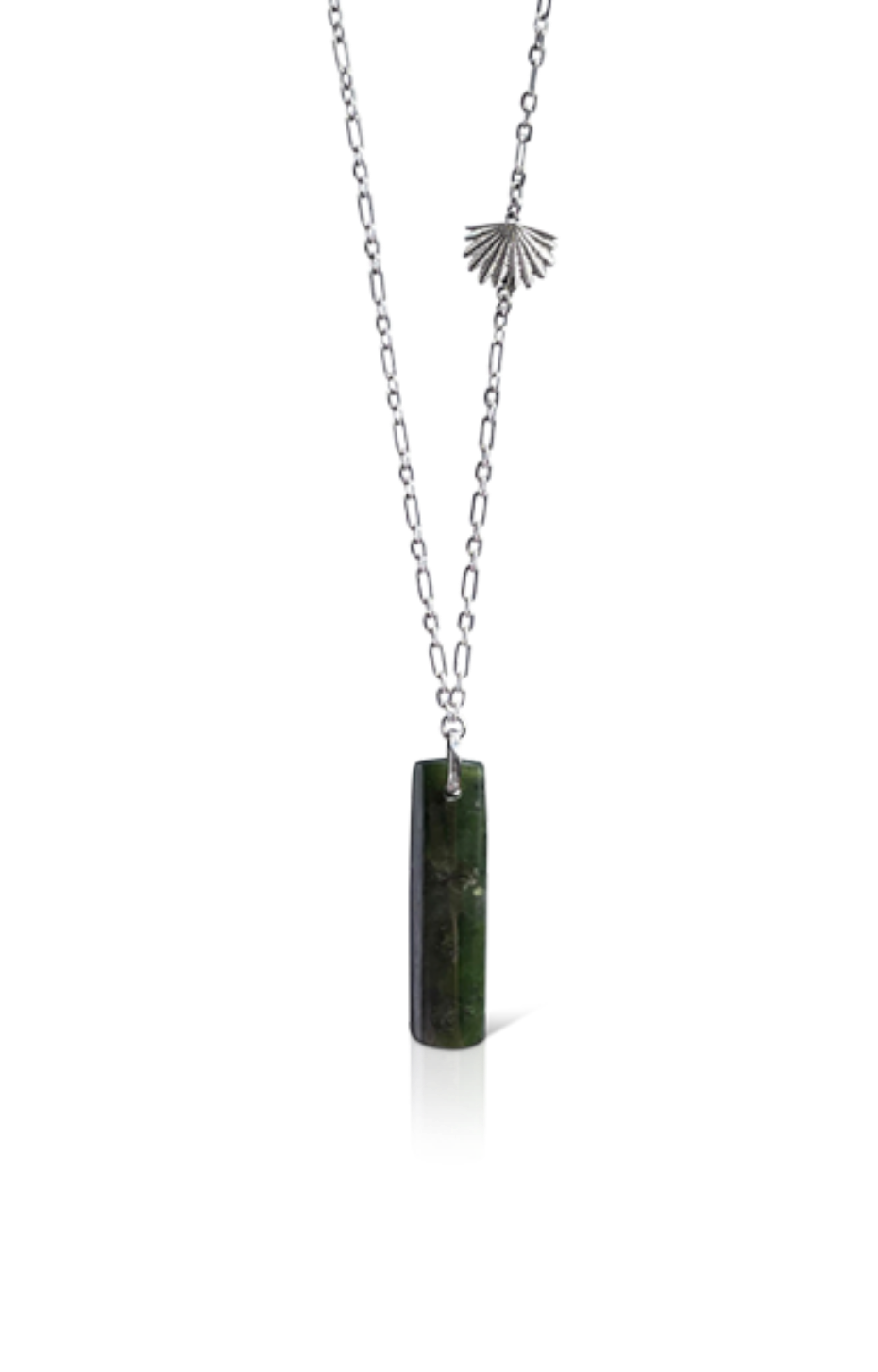 Pounamu Piwakawaka Drop Pendant