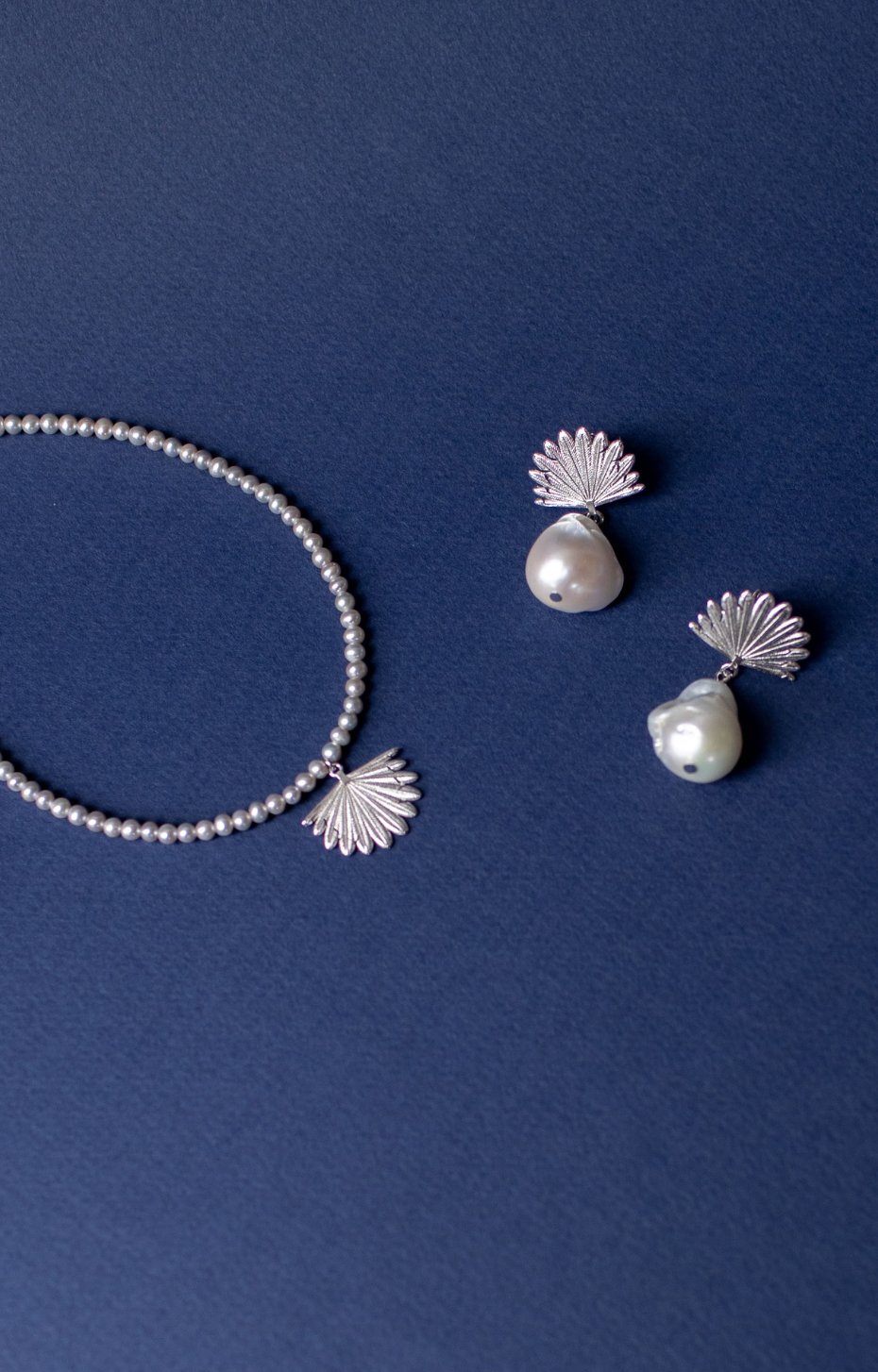 Pearl Piwakawaka Drop Earring