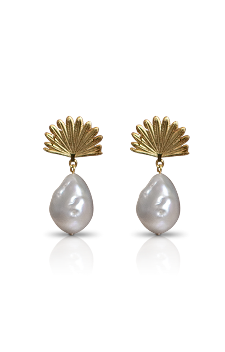 Pearl Piwakawaka Drop Earring