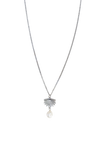 Fan Tail Pearl Pendant