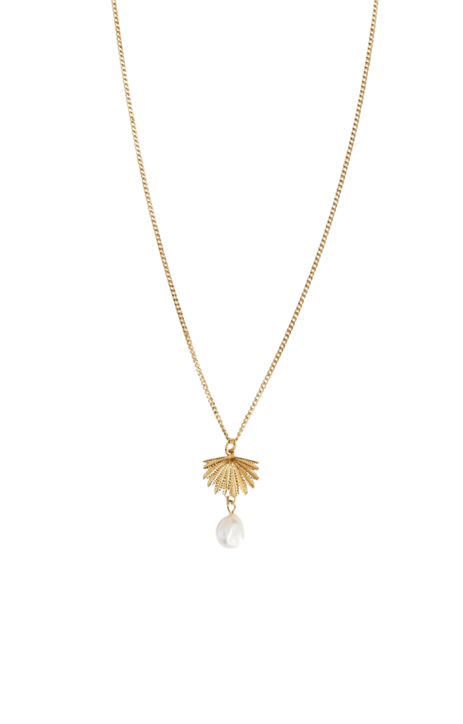 Fan Tail Pearl Pendant