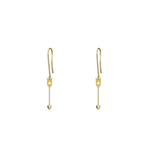 Petite Arrow Hook Earrings