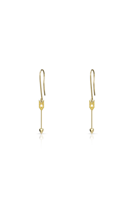 Petite Arrow Hook Earrings