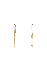 Petite Arrow Hook Earrings