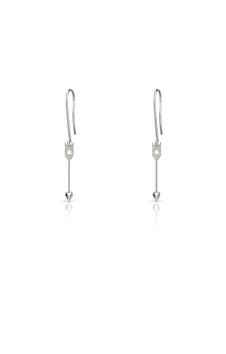 Petite Arrow Hook Earrings