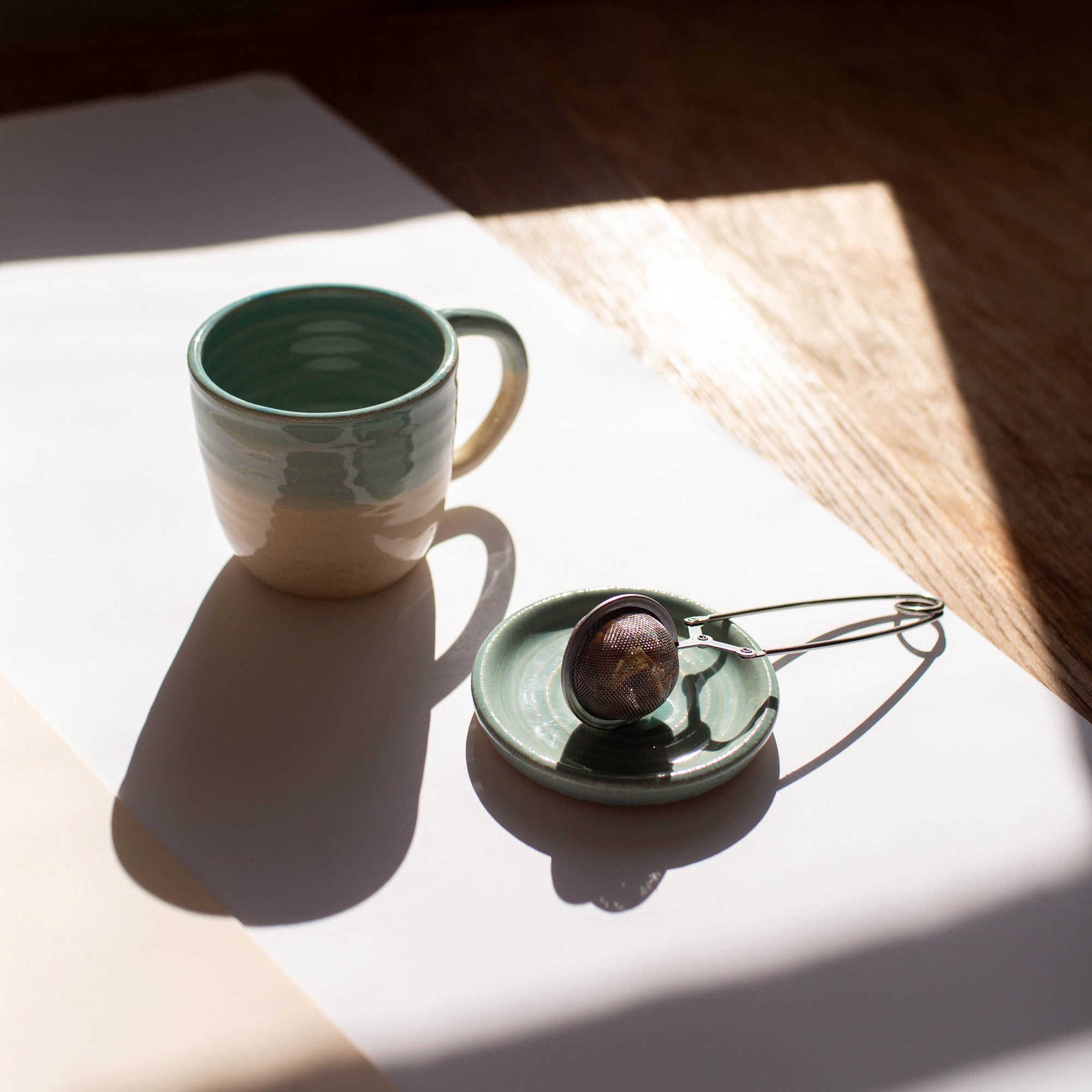 Ceramic Feather Kiss Mug