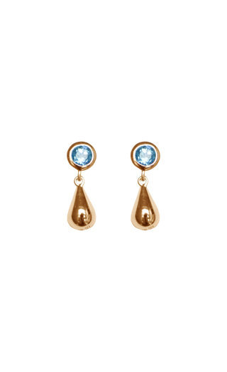 Droplet Topaz Studs