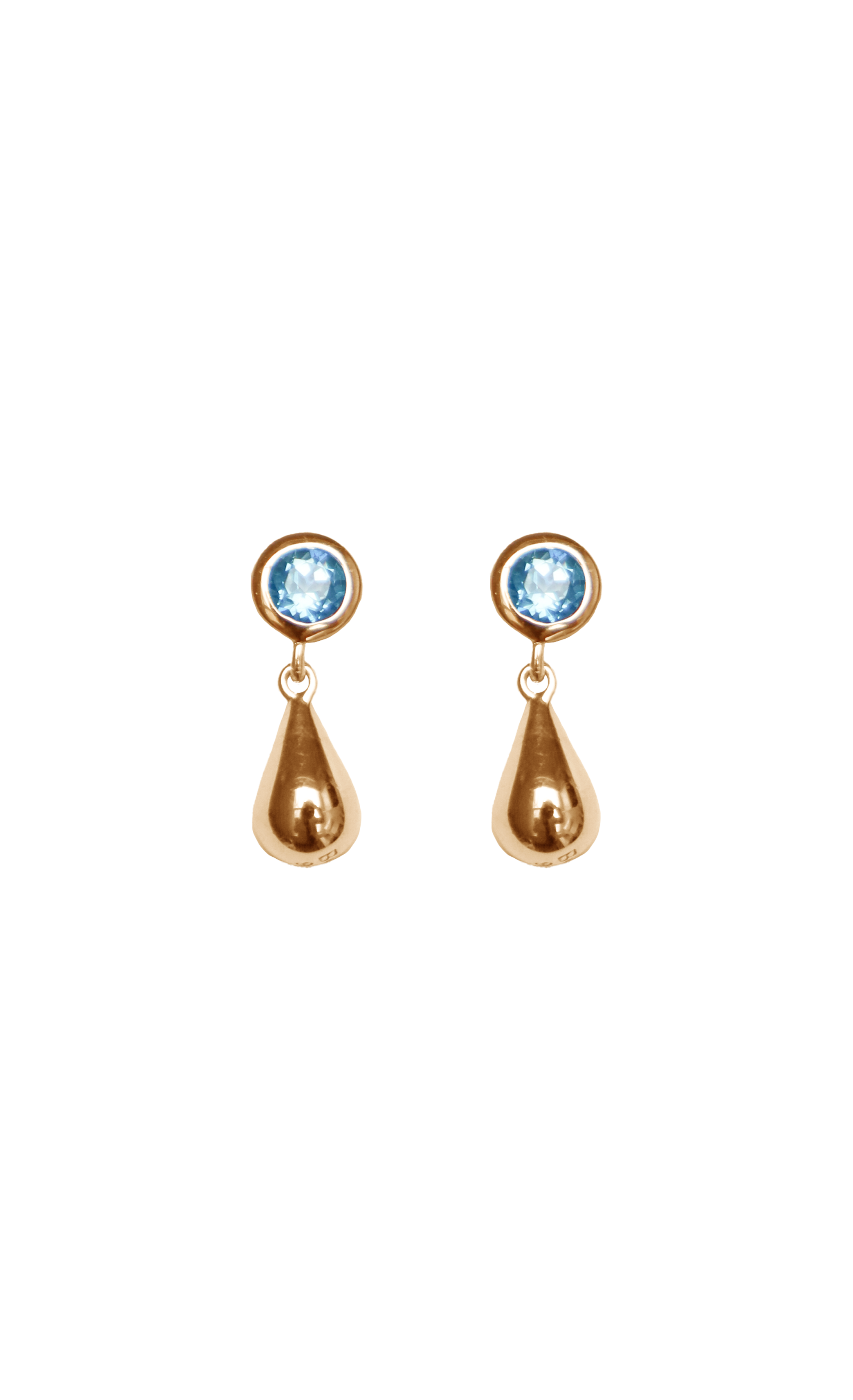 Droplet Topaz Studs