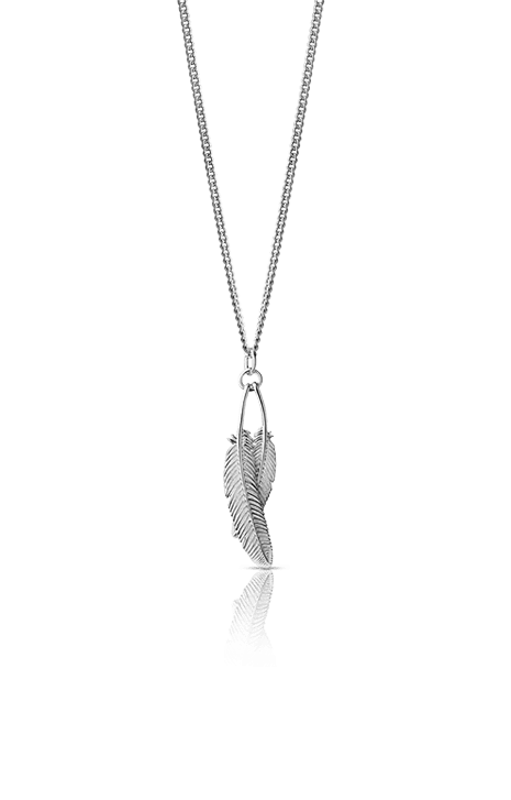 Duo Miromiro Feather Pendant