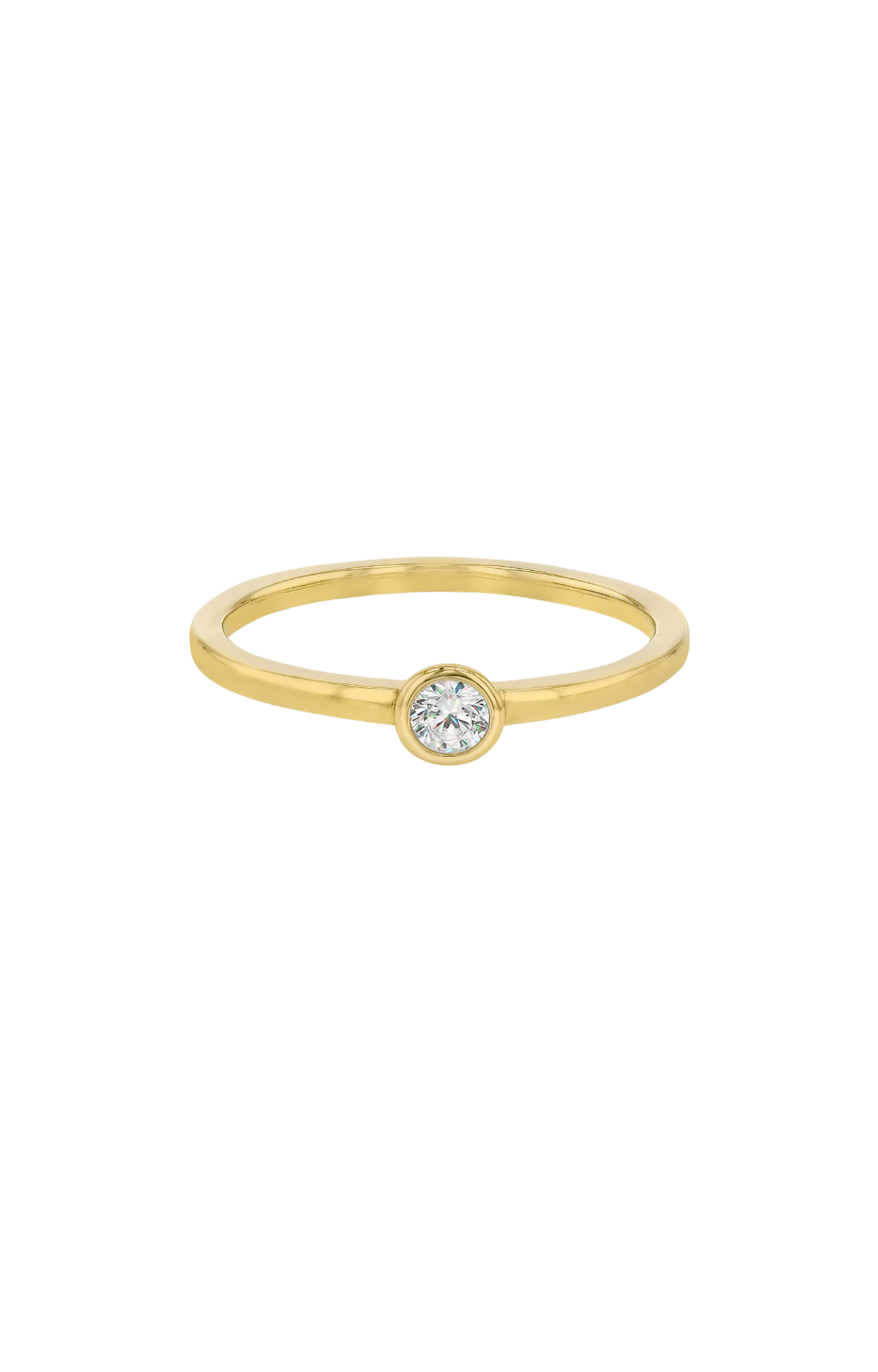 Essential Diamond Bezel Ring