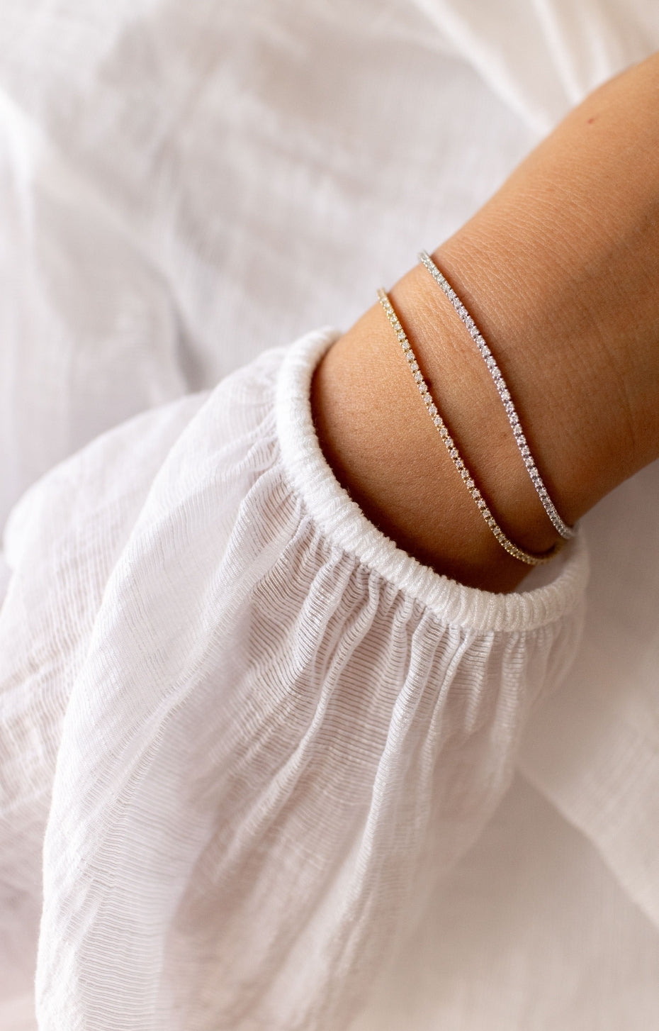 Essential Lab Diamond Tennis Bracelet