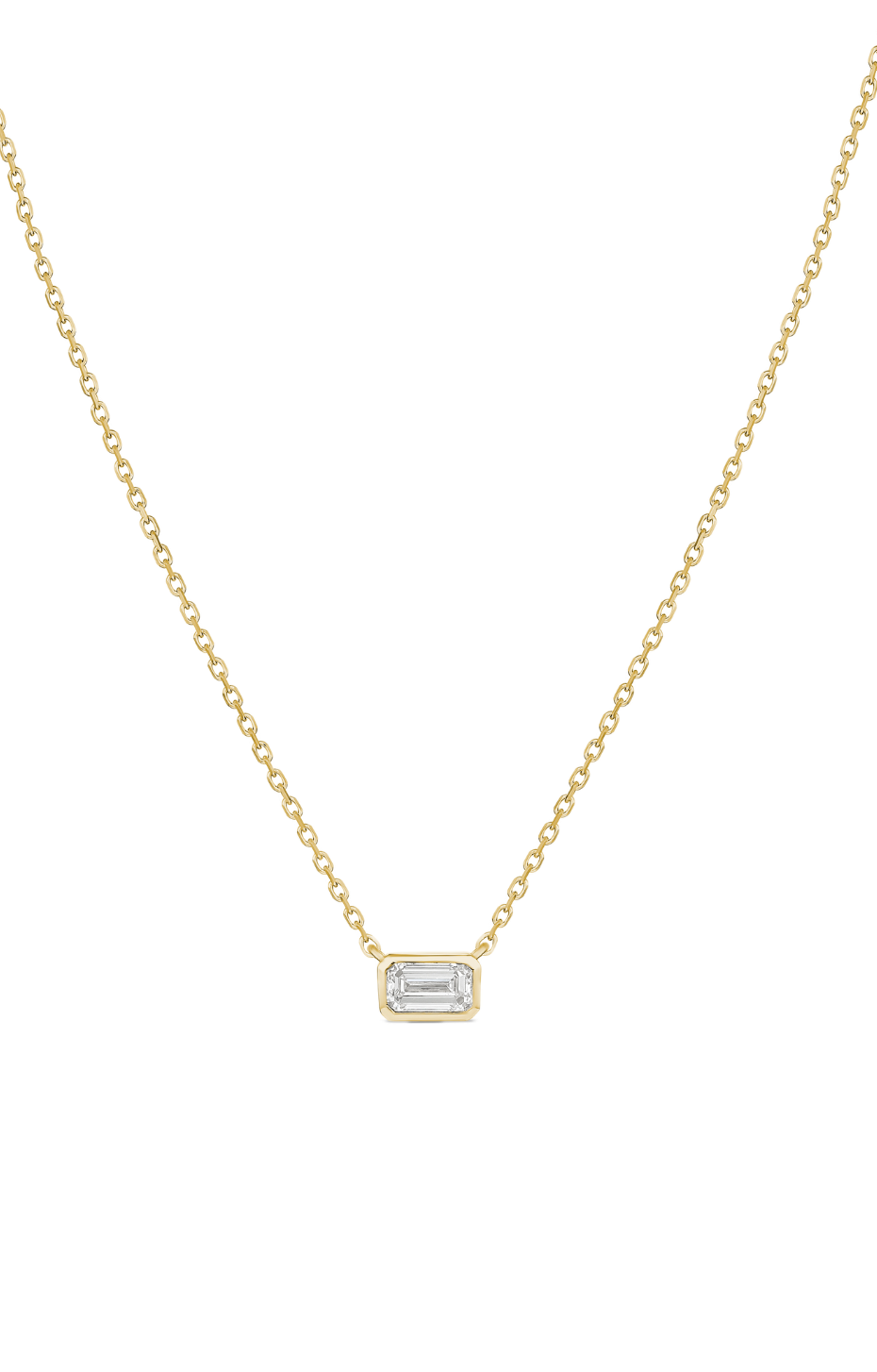 Essential Emerald Lab Diamond Necklace