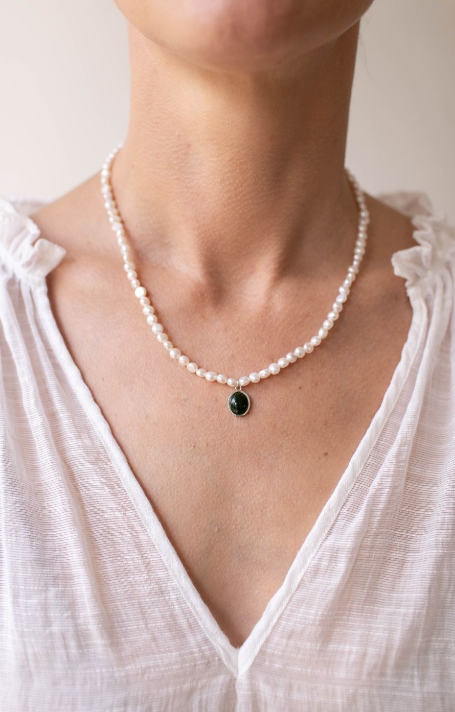 Charming Porohema Pounamu Pearls