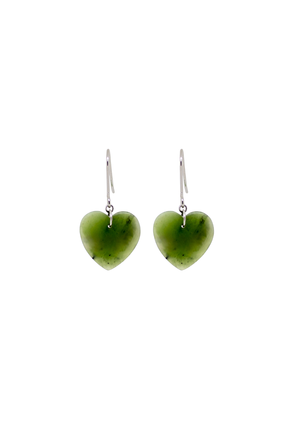 Pounamu Manawa Hook Earrings