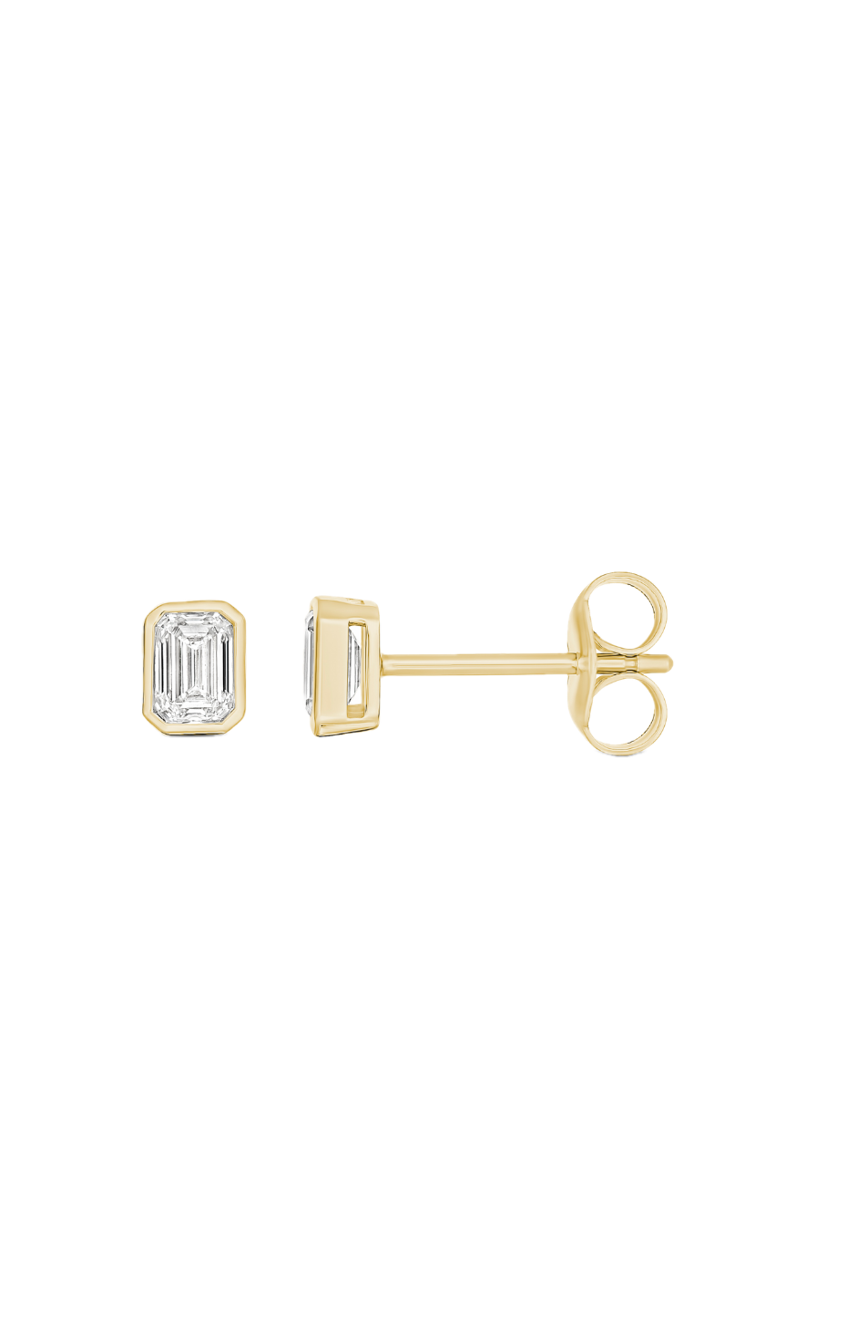 Essential Emerald Lab Diamond Studs