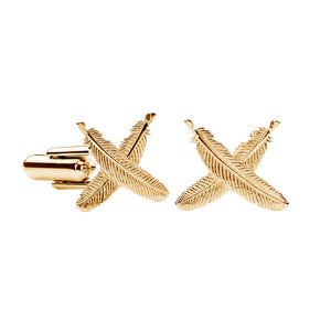 Feather Kisses Cufflinks