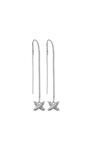 Feather Kisses Thread Earrings