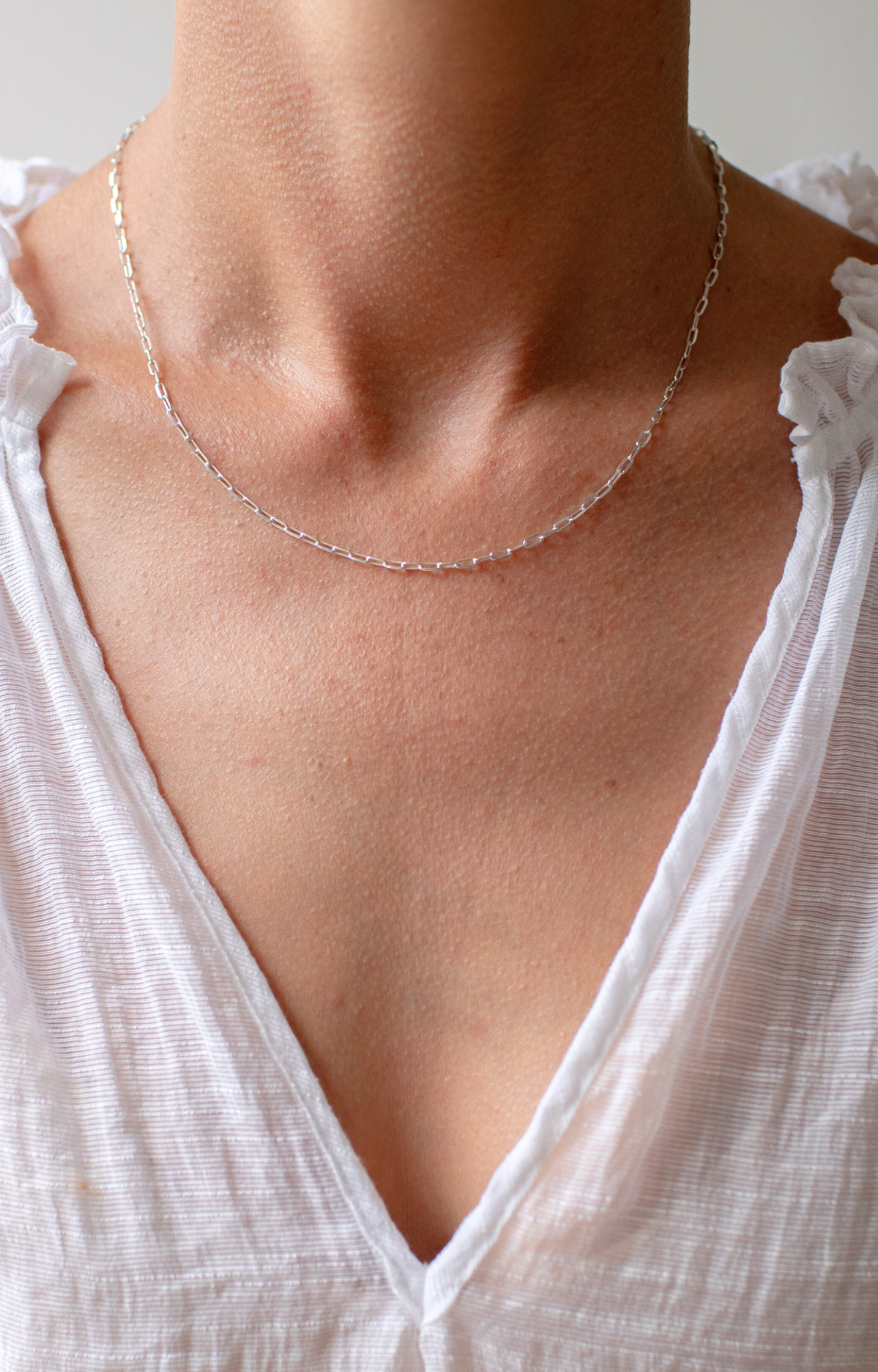 Essential Fine Paperclip Chain