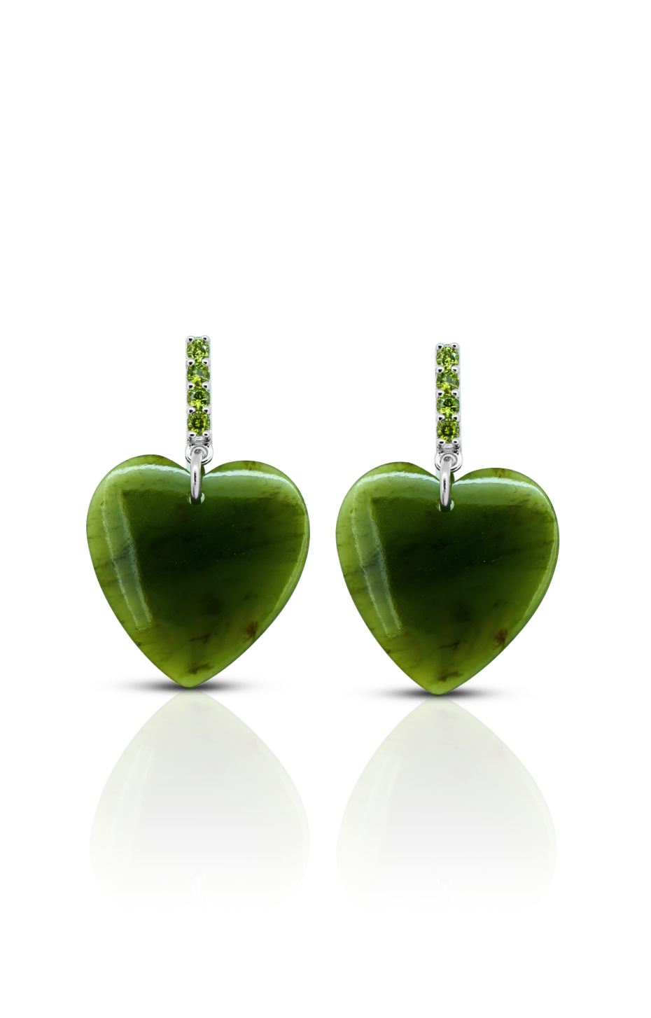 Rocked Pounamu Manawa Earrings