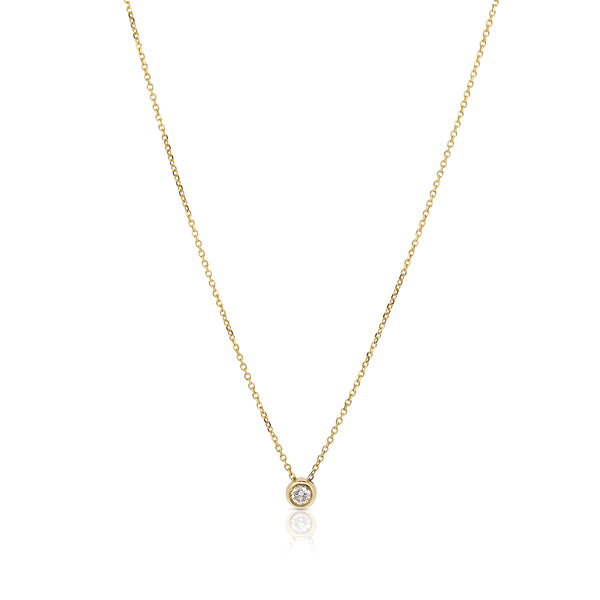 Essential Bezel Diamond Necklace