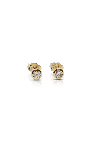 Essential Bezel Diamond Studs