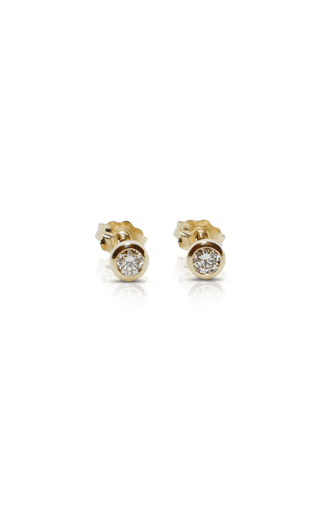 Essential Bezel Diamond Studs