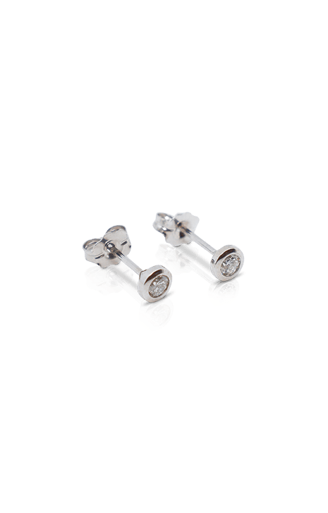 Essential Bezel Diamond Studs