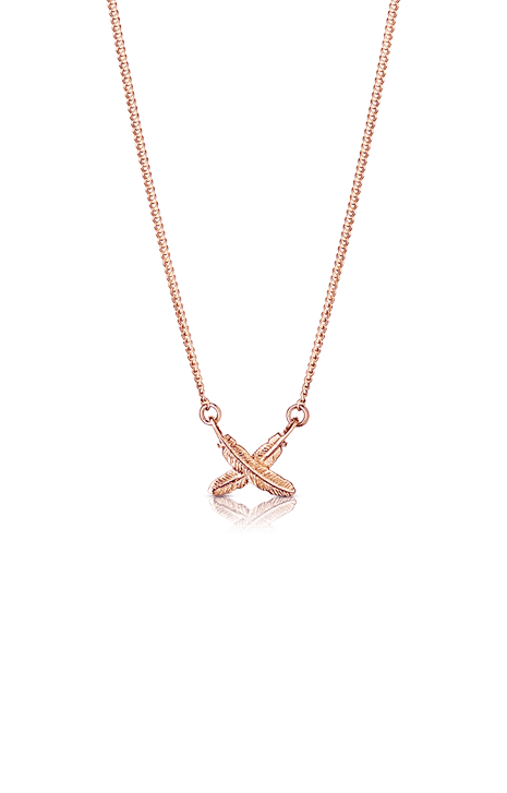 Mini Feather Kisses Pendant