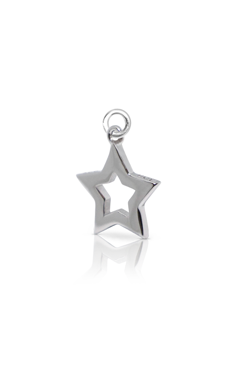 Open Star Charm