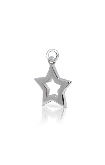 Open Star Charm