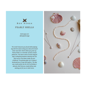 Pearly Shell Studs