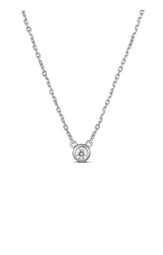 Essential Bezel Diamond Necklace