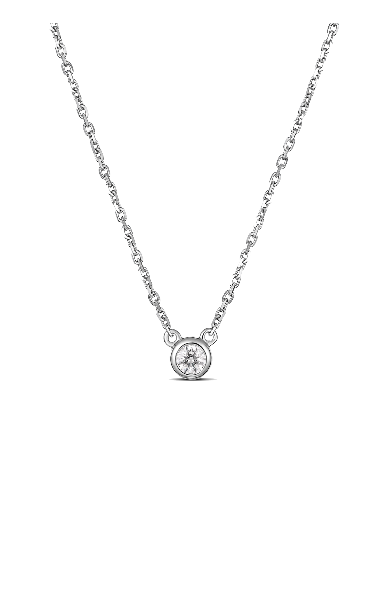 Essential Bezel Diamond Necklace